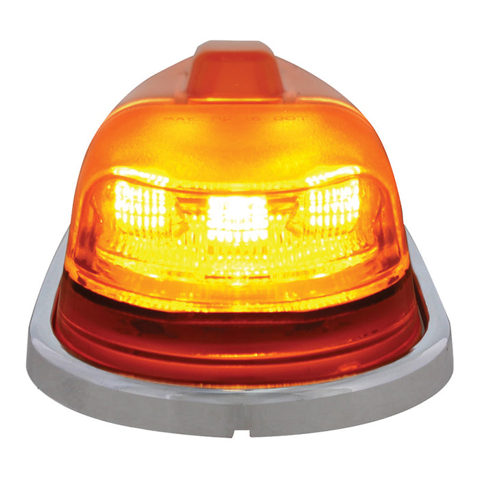 Pick-Up/SUV Cab Light, 6 Amber LED With Amber Lens, Each