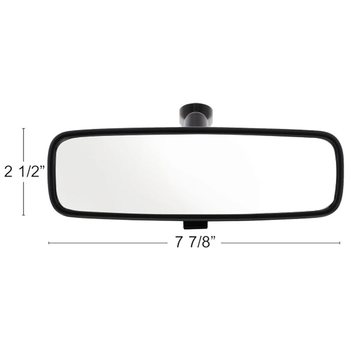 Universal 8" Day/Night Interior Rear View Mirror Assembly, Black