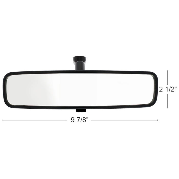 Universal 10" Day/Night Interior Rear View Mirror Assembly, Black