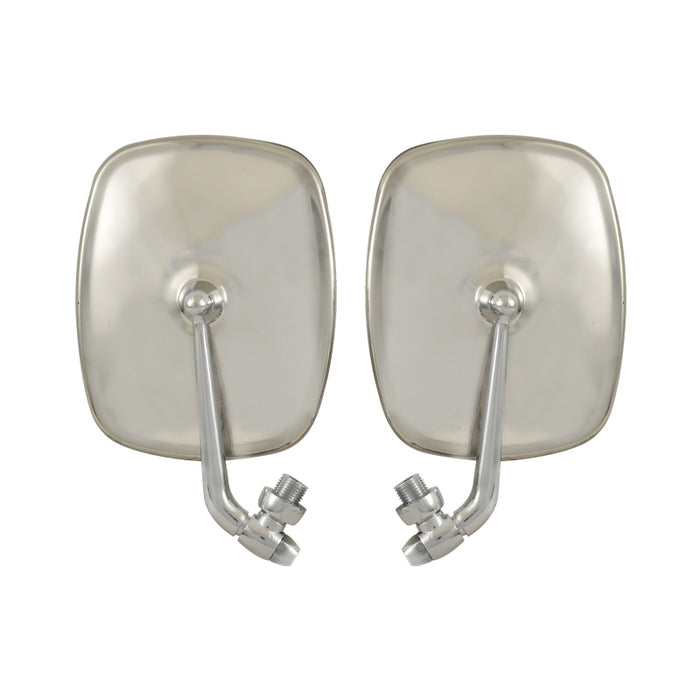 Stainless Steel VW Kombi Door Mirrors, Pair - Bay Window 1968-1979