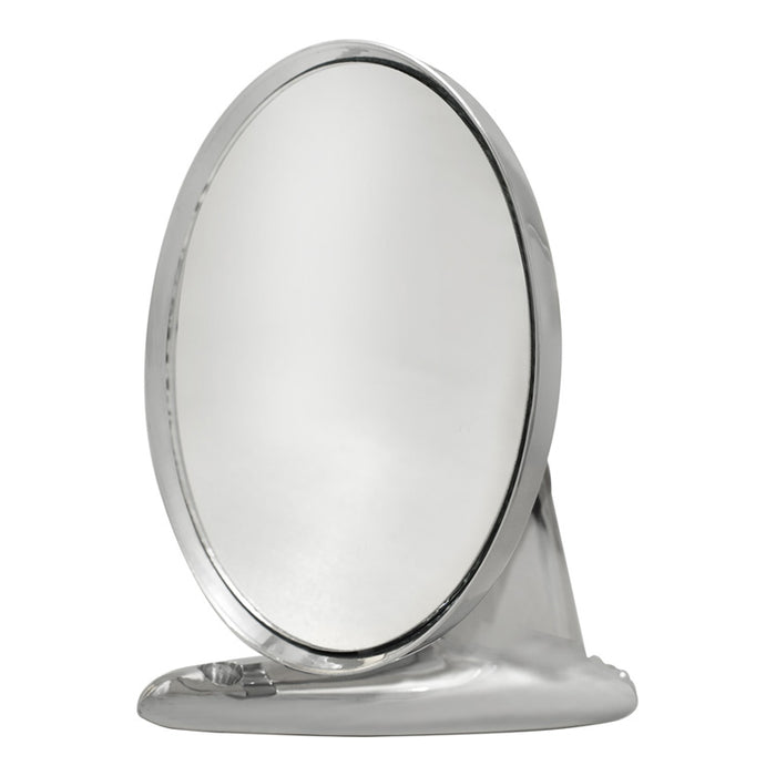 Chrome 60's Style Universal Mirror Round Head Chevy Ford Holden Buick Falcon