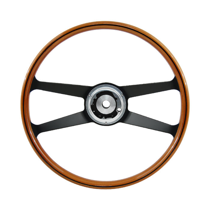 Classic 4 Spoke 390mm Wood Rim Steering Wheel suits Porsche 911/912 1965-73