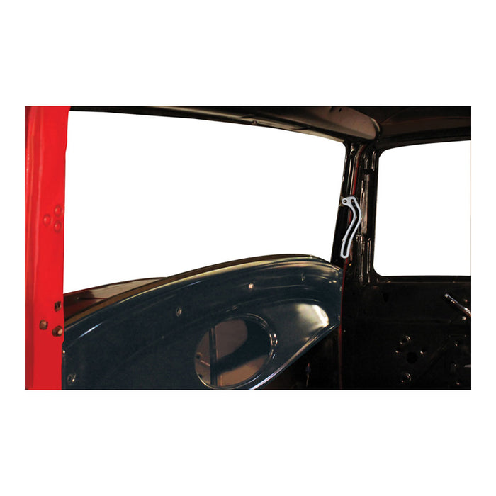 Chrome Windshield Slide Arms Suit 1932 Ford Closed Car, Pair