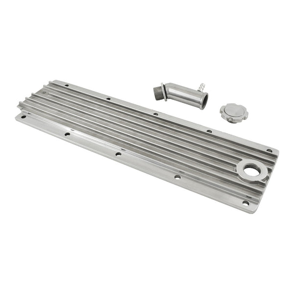 Ls3 Vally GM LS2 LS3 LS7 LSX Engine Valley Cover Polished Finned Aluminium ...