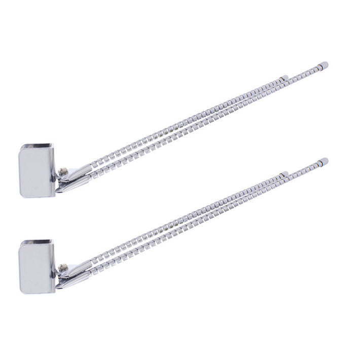 Chrome Vintage Retro Twin Wire Curb Feelers, Pack of 2