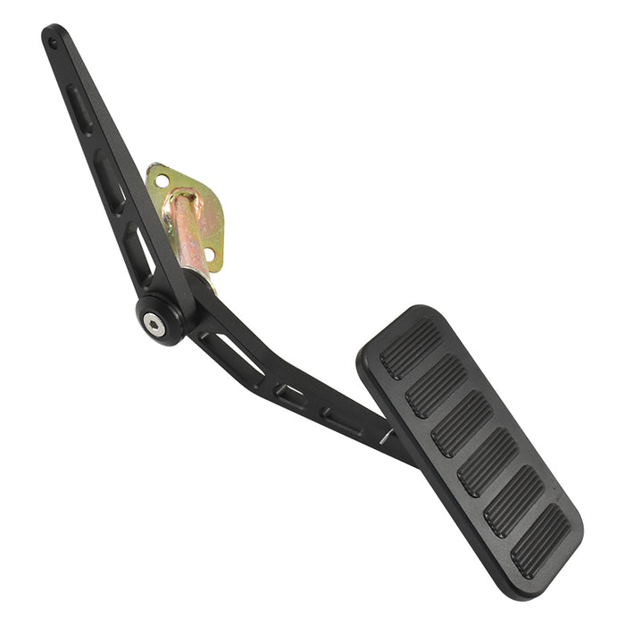 Black Billet Aluminium Accelerator Throttle Pedal - Firewall Mount, CAL-4038BK