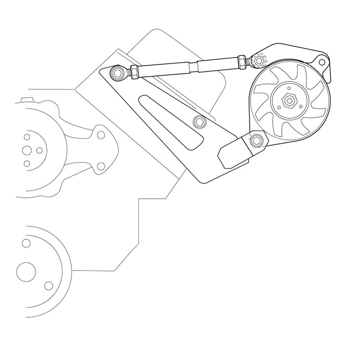 Cal Custom Big Block Chev 396 454 Alternator Bracket suits Short Water Pump