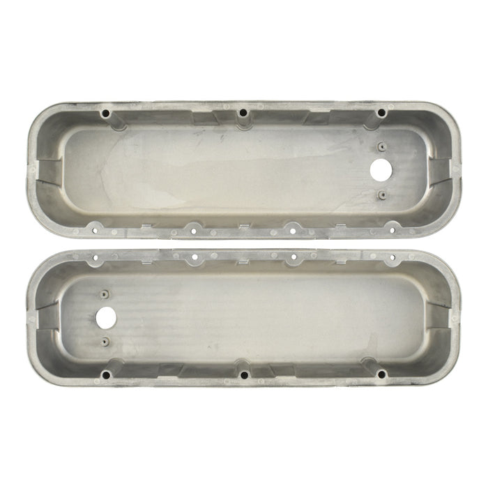 Big Block Chev Polished Finned Aluminium Valve Covers Tall 396 427 454 502