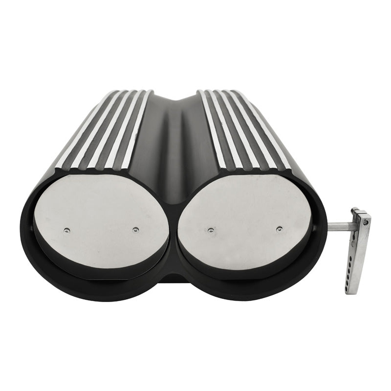 Black Finned Aluminium Shotgun Scoop, Suits Single or Dual 4 BBL ...