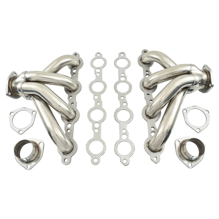 GM LS1 LS2 LS6 Stainless Steel Block Hugger Exhaust Headers