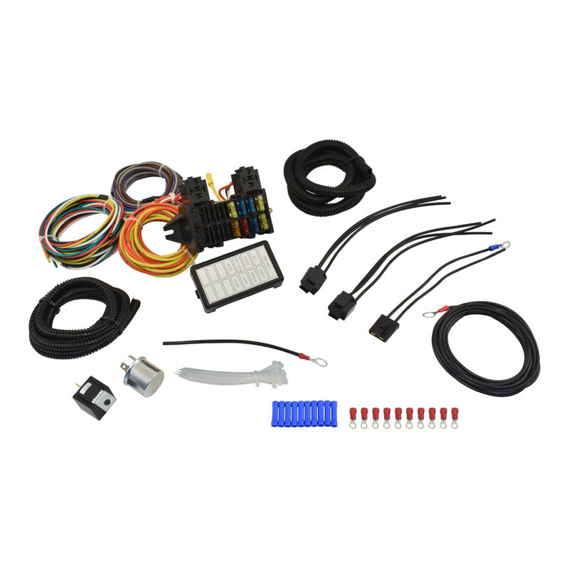 Universal 8 Circuit Wiring Harness - Australian Auto