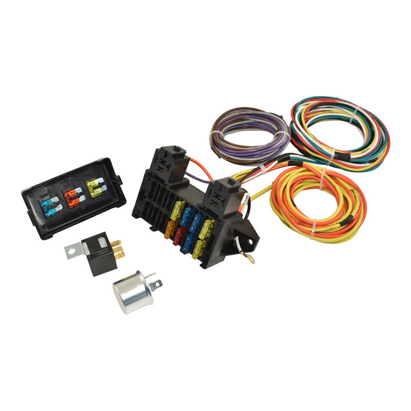 Universal 8 Circuit Wiring Harness Australian Auto