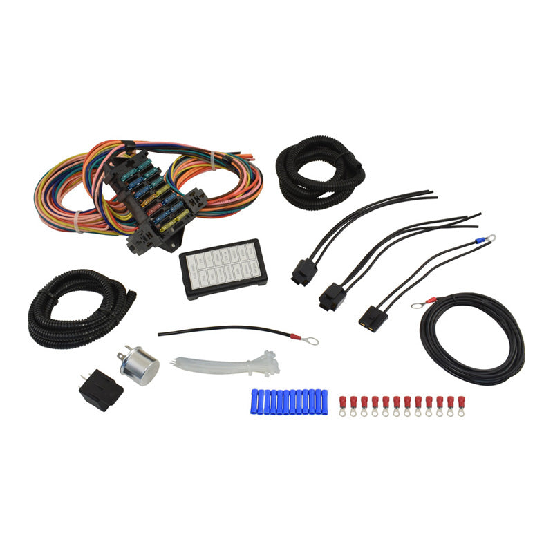 Universal 14 Circuit Wiring Harness Australian Auto