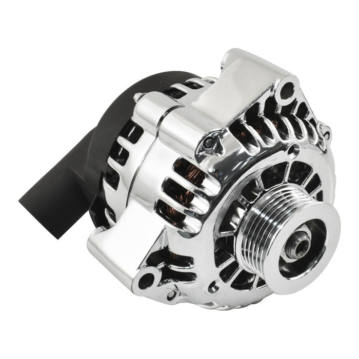 GM LS Delco CS130 Style High Output 180A Alternator - Chrome