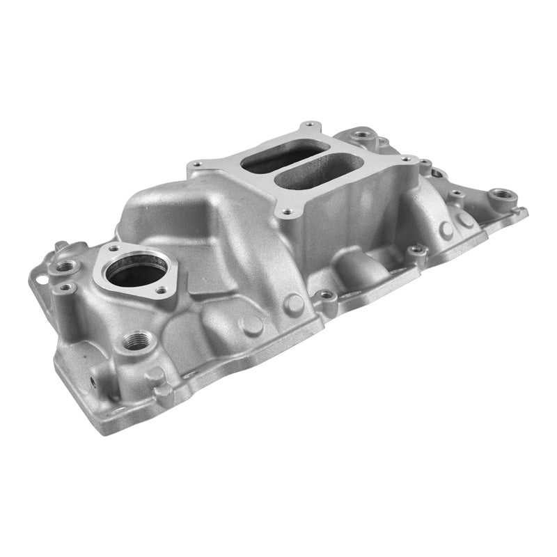 Cyclone+ Small Block CHEV Dual-Plane Intake Manifold, Street, SBC ...