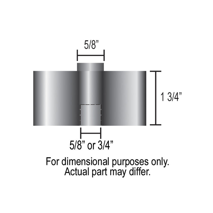 Derale 1-3/4" Aluminum Belt Fan Spacer 31518