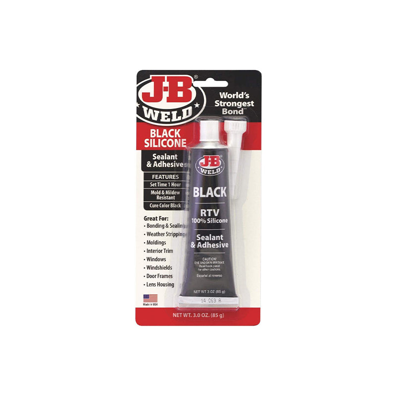 JB Weld Black Silicone Sealant & Adhesive 85g (3oz) Australian Auto
