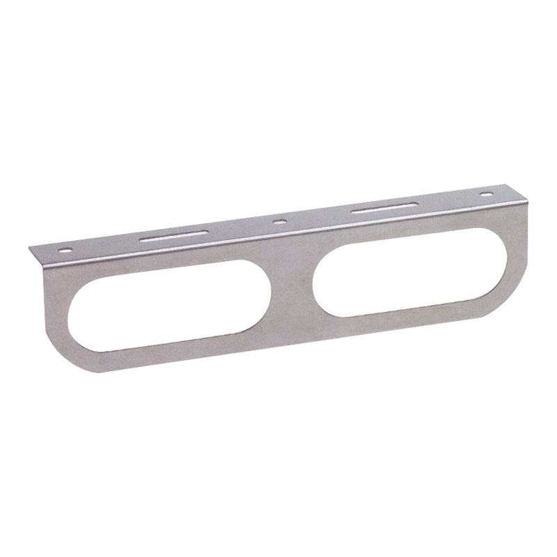 Marker Double Light Bracket Stainless Steel For 4 X Oval Lights Australian Auto