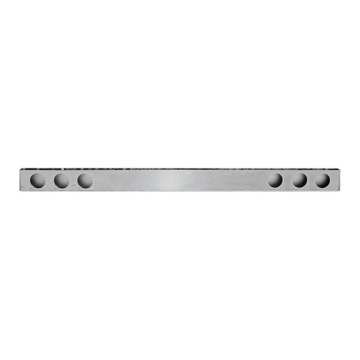 Truck Stainless Steel One Piece Light Bar 94 Inch Long 4 Inch Round Cut Outs