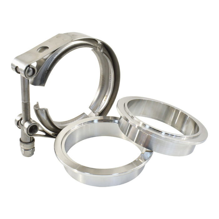 304 Stainless Steel 3 Inch Exhaust Pipe V-Band Clamp Flange, 3" 76mm