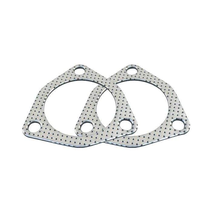 Exhaust Collector Gaskets 2-1/2" (2.5") ID, 3 Bolt Type Flange - Pair