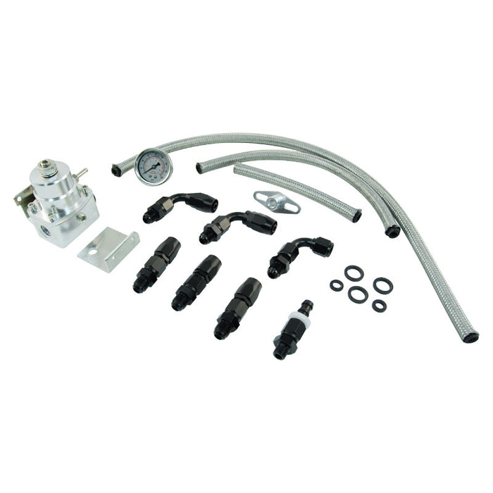 Cal Custom Fuel Pressure Regulator Kit Silver