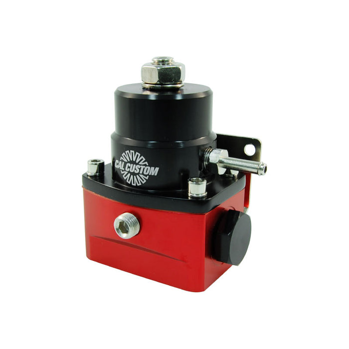 Cal Custom Aluminium EFI Fuel Pressure Regulator Black & Red