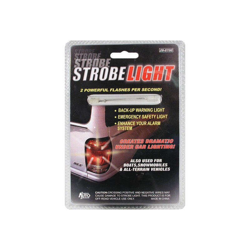 Lightning Strobe Light Pencil Style, White Australian Auto