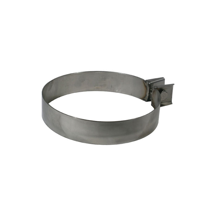 Polished Stainless Steel Muffler Clamp 150mm x 30mm