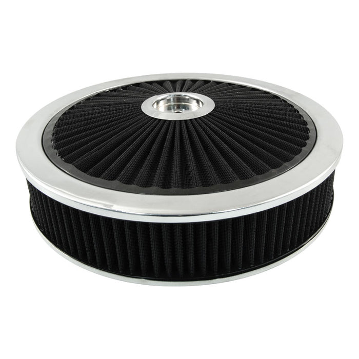 Cal Custom Air Filter Assembly 14" x 3" Black