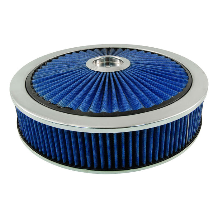 Cal Custom Air Filter Assembly 14" x 3" Blue