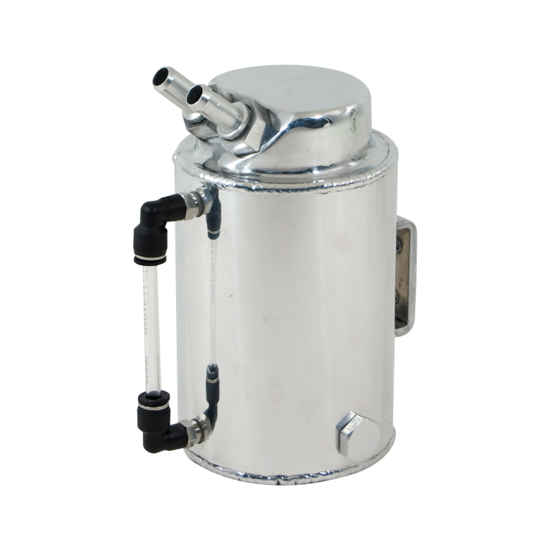 Cal Custom 1 Litre Round Aluminium Oil Catch Tank Australian Auto