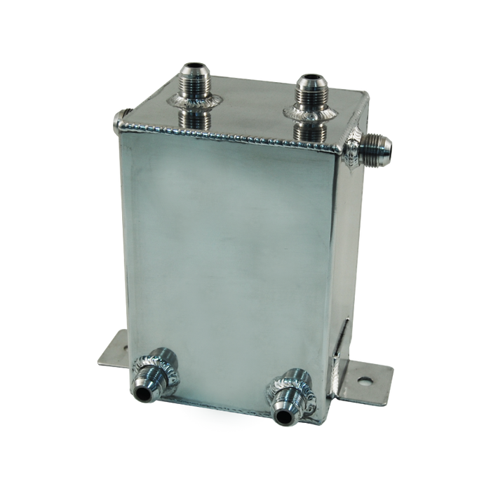 Cal Custom 3 Litre Rectangular Surge Tank Polished Aluminium