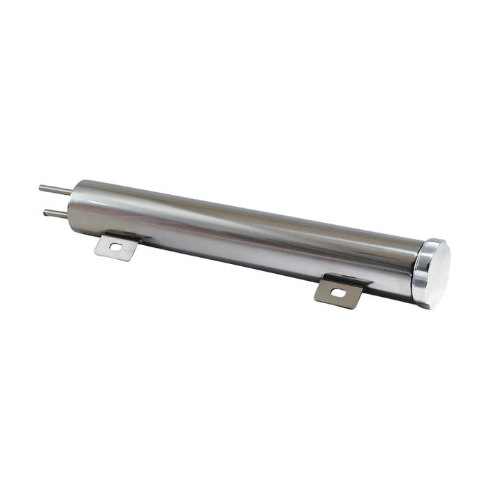 Cal Custom 2" x 13" Radiator Overflow Tank Polished Stainless Steel