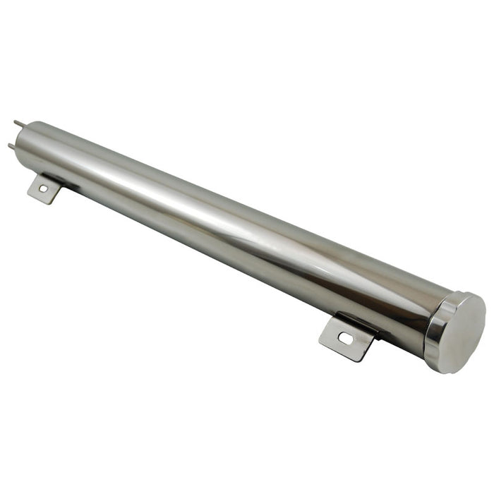 Cal Custom 2" X 19" Radiator Overflow Tank Polished Stainless Steel