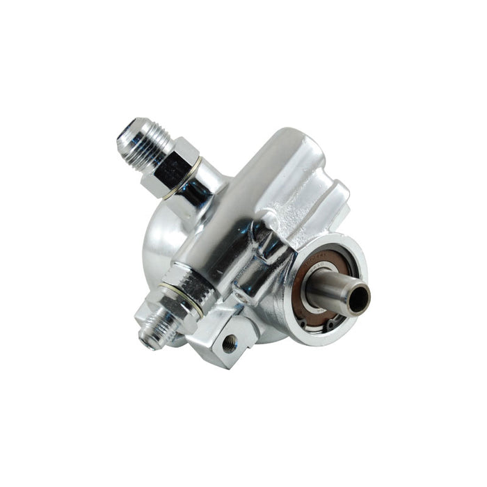 Cal Custom Chrome Power Steering Pump GM Type 2 (Saginaw TC Series) Universal