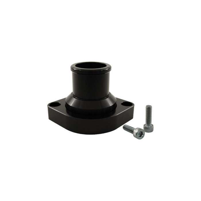 Cal Custom GM LS (Except LS3) Black Billet Aluminium Straight Up Neck Swivel Thermostat Housing