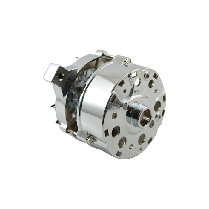 Cal Custom Chrome Ford Autolite Alternator Housing With Pulley