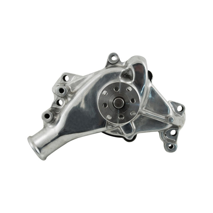 Cal Custom Small Block CHEV Long Water Pump Polished Aluminium