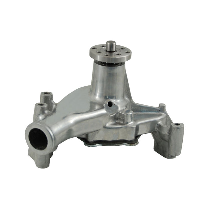 Cal Custom Small Block CHEV Long Water Pump Polished Aluminium