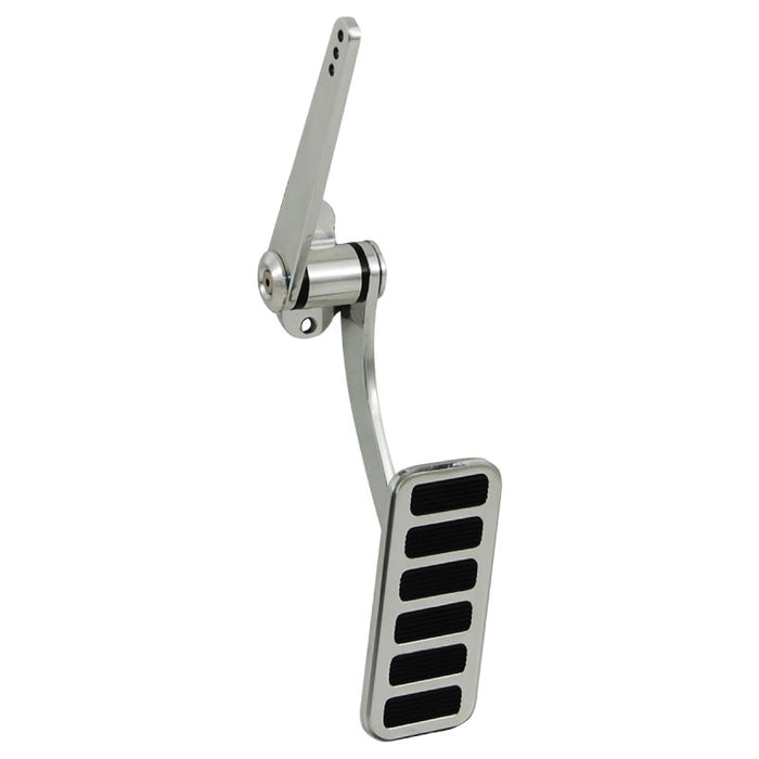 Cal Custom Accelerator Pedal with Six Rubber Inserts Polished Billet Aluminium