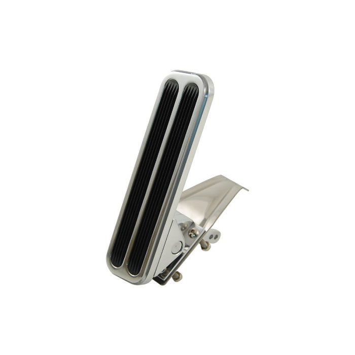 Floor Mount Accelerator Pedal Polished Billet Aluminium