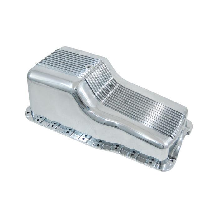 Cal Custom Polished Finned Aluminium Oil Pan, Ford Windsor 289 302