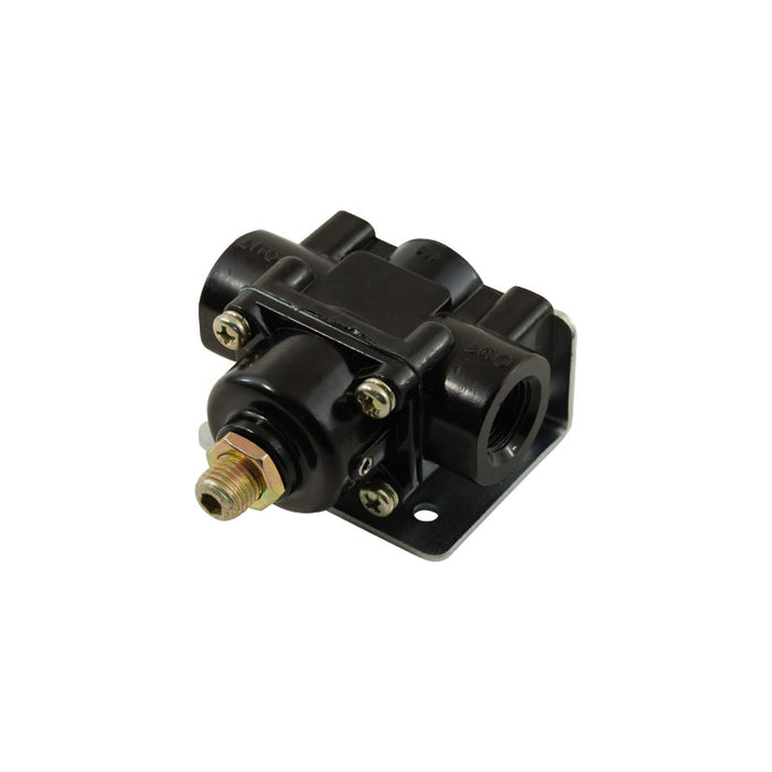 Cal Custom Holley Style 4½ to 9 PSI Adjustable Fuel Pressure Regulator Black