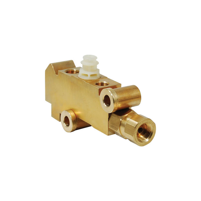 Cal Custom Brass Brake Proportioning Valve, GM Style, Suit Disc/Disc