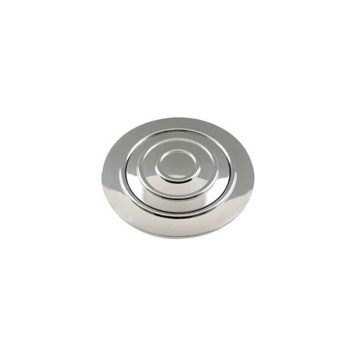 Cal Custom Polished Aluminium Large Banjo Style Horn Button, Chev Ford