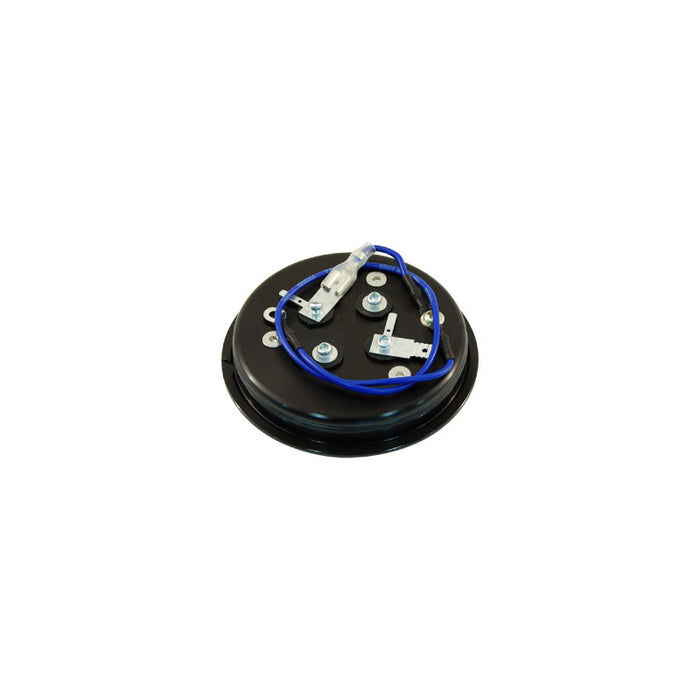 Cal Custom Black Anodised Aluminium Small Smooth Style Horn Button