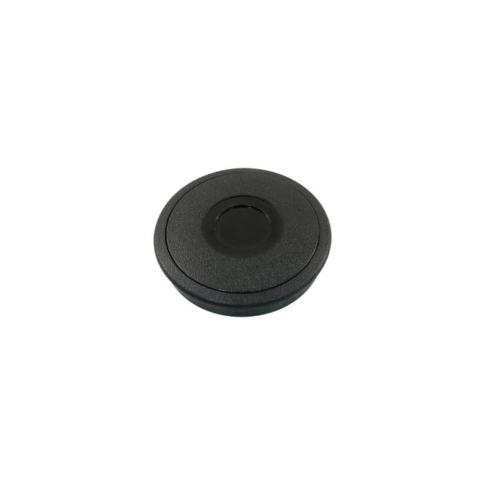 Cal Custom Euro Style Black Plastic Horn Button, Suits 9 Bolt Wheels