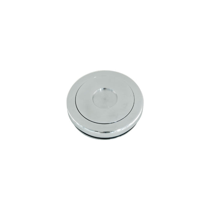 Cal Custom Euro Style Polished Aluminium Horn Button, Suits 9 Bolt Wheels