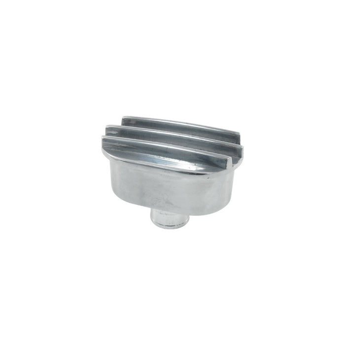 Polished Nostalgic Finned Aluminium Push-In Valve Cover Breather